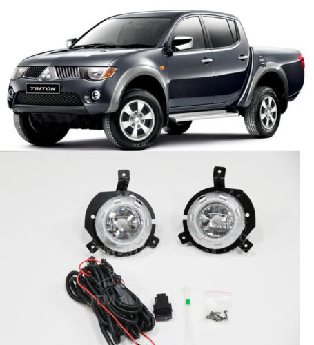 Driving/ Fog Lights Lamps Complete Kit Suits Mitsubishi Triton 2006-2008