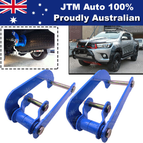 Rear Leaf Alloy Spring G Shackle Shackles to suit Toyota Hilux Revo 2015-2020