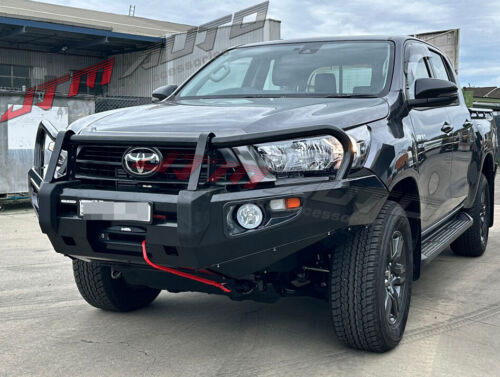 JTM Deluxe Steel ADR Bull Bar Winch Compatible to suit Toyota Hilux N80 2020+