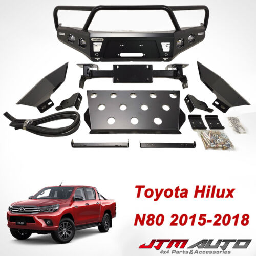 Rugged Bull Bar Bumper Replacement Protection to suit Toyota Hilux N80 2015-2018