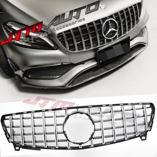 Chrome Black GT Bumper Grille Grill to suit Mercedes-Benz A-Class W176 2016-2018