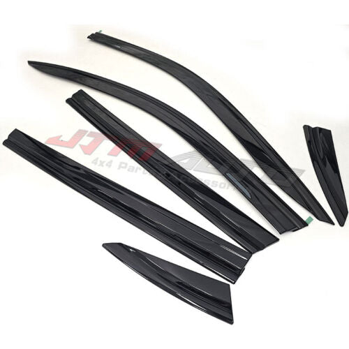 6pcs Luxury Weathershields Weather Shield Window Visor for HAVAL H6 GT B03 2022+