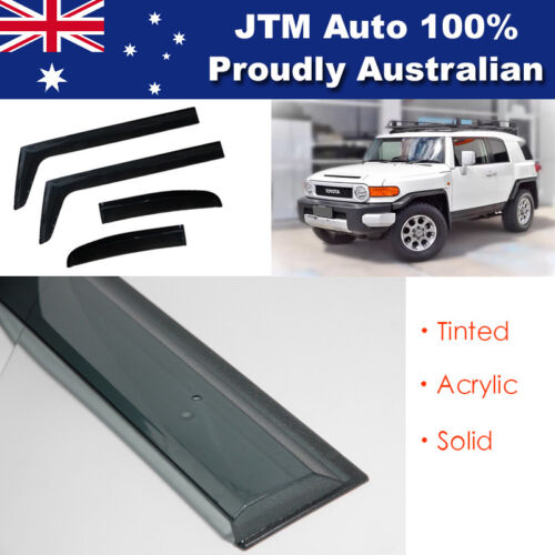 IJ Weather Shield Weathershield Window Visor to suit Toyota FJ Cruiser 2010-2018