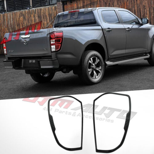 MATT Black Tail Light Cover Trim to suit Mazda BT-50 BT50 TF 2020+ MY21