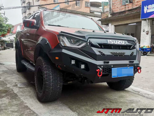 H-TeK Matt Black New Revolution Bull Bar to suit Isuzu D-max Dmax 2020+