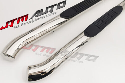 Running Boards Side Steps 3" Stainless Steel to suit Isuzu Dmax D-max 2020+ MY21