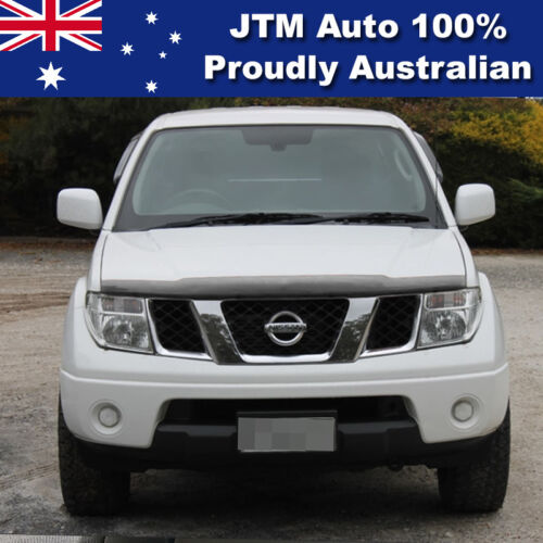 Bonnet Protector + Weathershields to suit Nissan Navara D40 2005-2010 Spanish