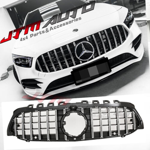 Chrome Black GT Bumper Grille Grill to suit Mercedes-Benz A-Class W177 V177