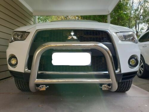 Nudge Bar Stainless Steel Grille Guard Suit Mitsubishi Outlander ZH ZG 2006-2012