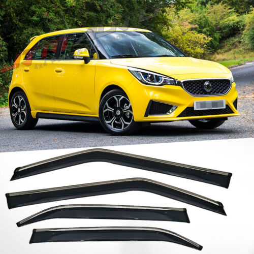 Chrome Trim Weather Shield Weathershield Window Visor To suit MG MG3 2018-2022