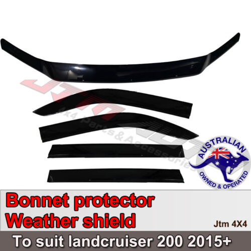 Bonnet Protector + Weathershield to suit Toyota Landcruiser 200 Series 2016-2021