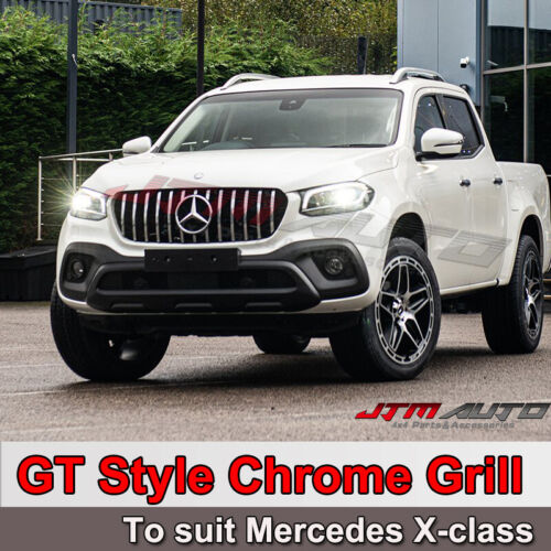 Chrome Black GT AMG style Grill Grille to suit Mercedes X-Class X CLass 470