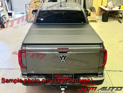 Aluminium Tri-Fold Folding Hard Tonneau Cover to suit SsangYong Musso SWB 17-24