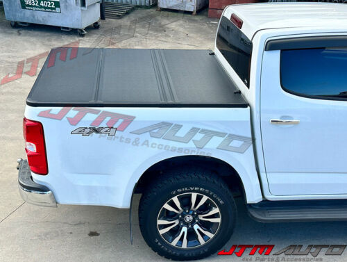 Aluminum Tri-Fold Folding Hard Tonneau Cover to suit Holden Colorado 2012-2020