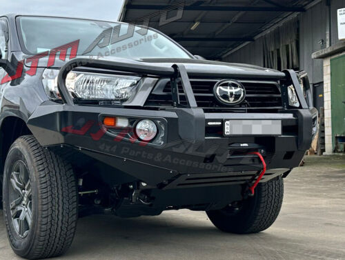 JTM Deluxe Steel ADR Bull Bar Winch Compatible to suit Toyota Hilux N80 2020+