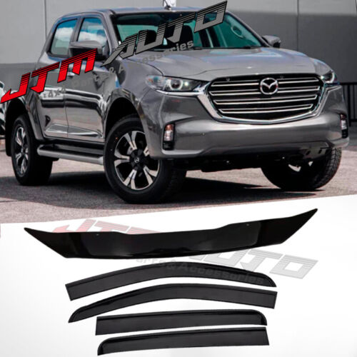 Bonnet Protector + Weather Shields to suit Mazda BT-50 BT50 TF JULY 2020+ MY21