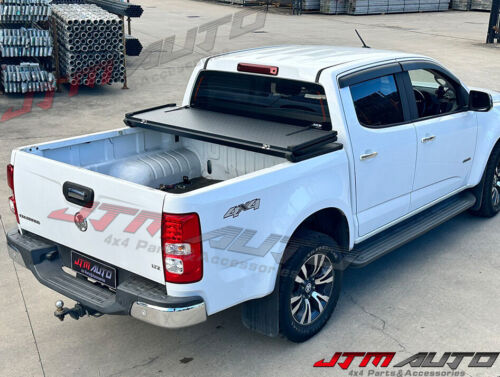 Aluminum Tri-Fold Folding Hard Tonneau Cover to suit Holden Colorado 2012-2020