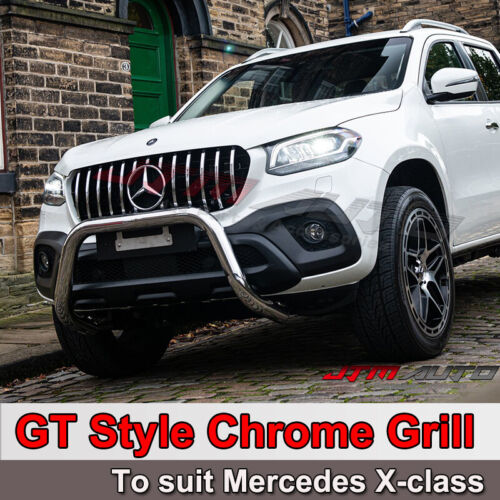 Chrome Black GT AMG style Grill Grille to suit Mercedes X-Class X CLass 470