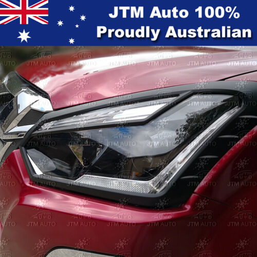 MATT Black Head Light Cover Trim to suit Isuzu D-max DMAX 2017-2020