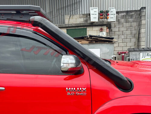 Satin Black Stainless Steel Snorkel Kit to suit Toyota Hilux N70 2005-2015