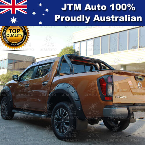 MATT Black Tail Light Cover Trim to suit Nissan Navara NP300 D23 2014-2020