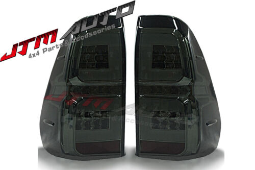 Smoked Full Sequential Led Tail Lights to suit Toyota Hilux N80 2015-2024