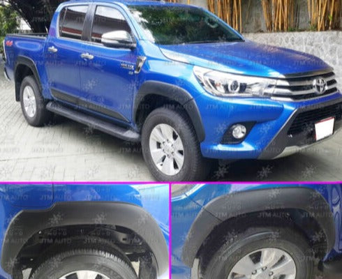 6 INCHES FENDER FLARES WHEEL ARCHES to suit Toyota Hilux 2015-2018 OEM 6pcs