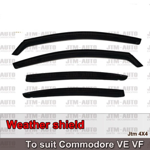 Bonnet Protector Guard + Weather Shields Visor to suit Holden Commodore VF 13-17