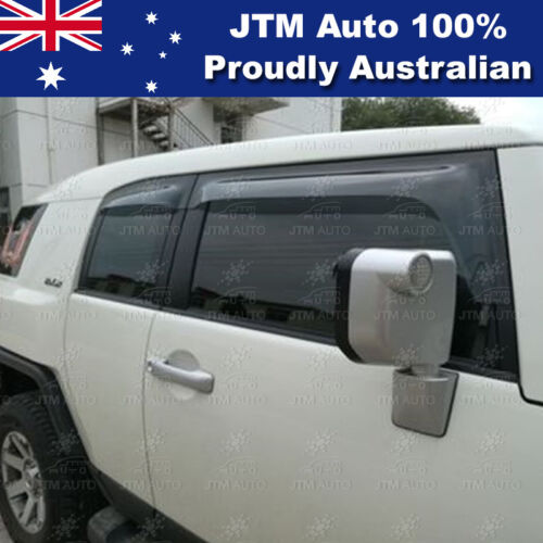 IJ Weather Shield Weathershield Window Visor to suit Toyota FJ Cruiser 2010-2018