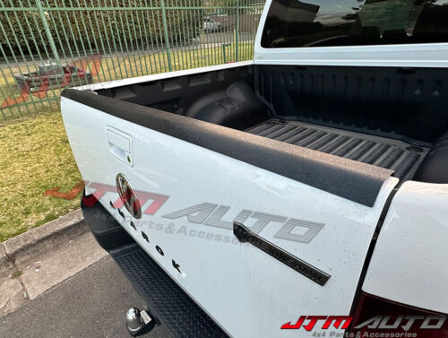 Tailgate Cap Protection Cover Trim Black to suit VW Volkswagen Amarok 2010-2022