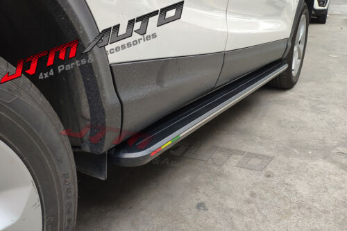 Black Aluminium Running Board Side Steps to suit Nissan Qashqai J11 2015+