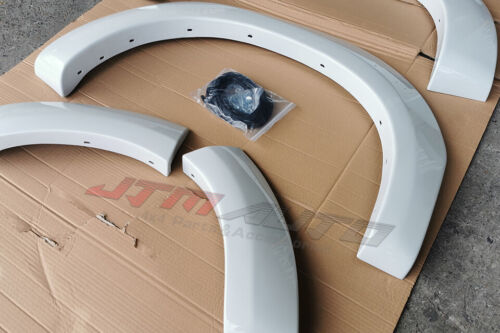 OEM White 6 pcs Fender Flares Wheel Arches To suit Toyota Hilux N70 2011-2015