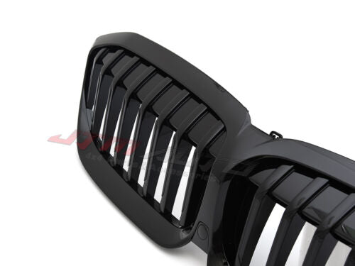 Gloss Black Front Bumper Bar Grill Grille suitable for BMW 3 Series G20 G21