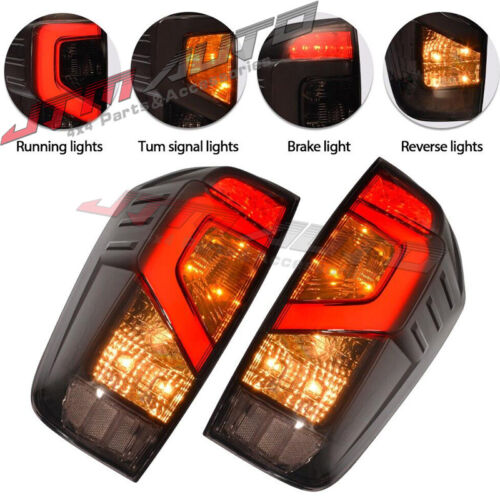 Smoked Full Led Tail Lights to suit Nissan Navara Np300 D23 2015+