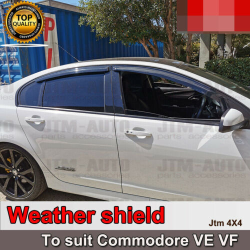 Bonnet Protector Guard + Weather Shields Visor to suit Holden Commodore VF 13-17