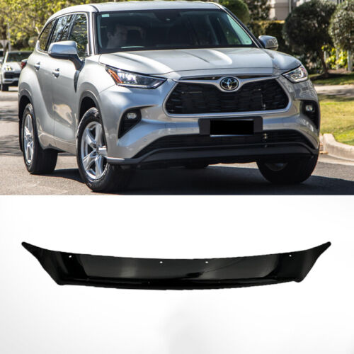 Bonnet Protector Tint Guard suitable for Toyota Kluger New-Gen 2021+ Solid Black