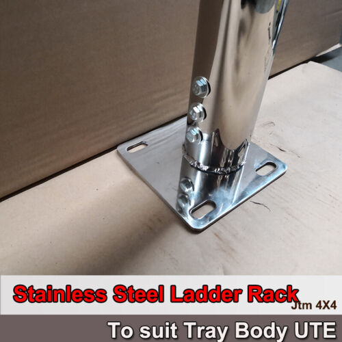 Universal Stainless Steel Ladder Rack Roll Bar For Ute Trays Body H:940mm/1070mm