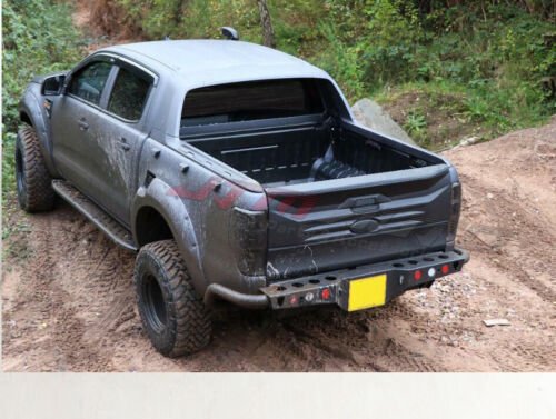 Rear Tail Back Gate Cladding Trim Black Cover to suit Ford Ranger PX 2012-2022