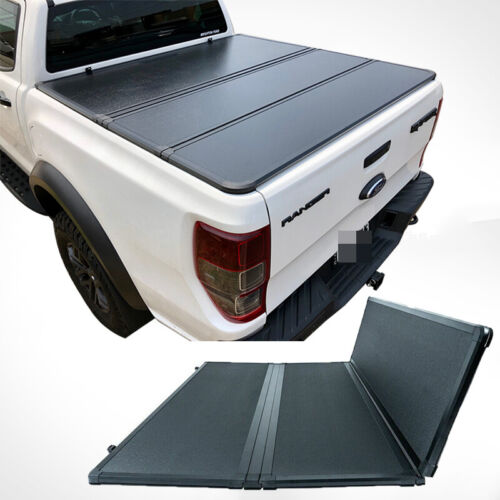 Aluminium Tri-Fold Folding Hard Tonneau Cover to suit Ford Ranger PX 2012-2021