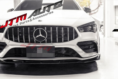 Chrome Black GT Bumper Grille Grill to suit Mercedes-Benz CLA X118 C118 & CLA35