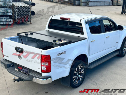 Aluminum Tri-Fold Folding Hard Tonneau Cover to suit Holden Colorado 2012-2020