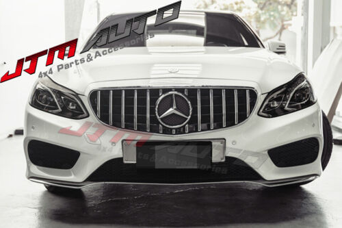 Chrome Black GT Style Grill Grille to suit Mercedes E-Class W212 2014-2016