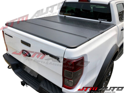 Aluminium Tri-Fold Folding Hard Tonneau Cover to suit Ford Ranger PX 2012-2021