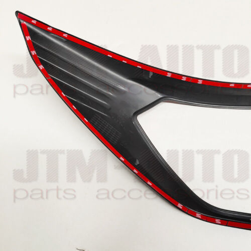 MATT Black Head Light Cover Trim Protector to suit HOLDEN Colorado 2017-2024