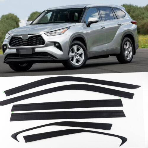 6Psc Luxury Weathershields Weather Shields to suit Toyota Kluger 2021+