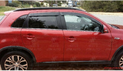 Bonnet Protector + Weather shields Visors to suit Mitsubishi ASX 2012-2016