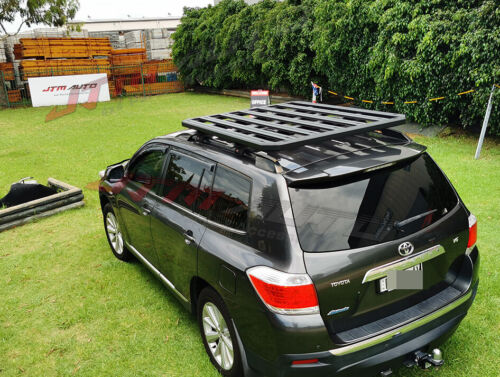 Aluminium Alloy Heavy Duty Roof Rack Flat Platform Carrier Basket with Clamps