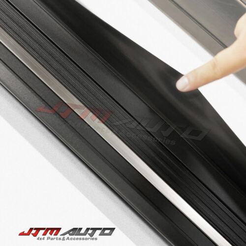 Black Aluminium Running Board Side Steps to suit Toyota Kluger XU50 2014-2020