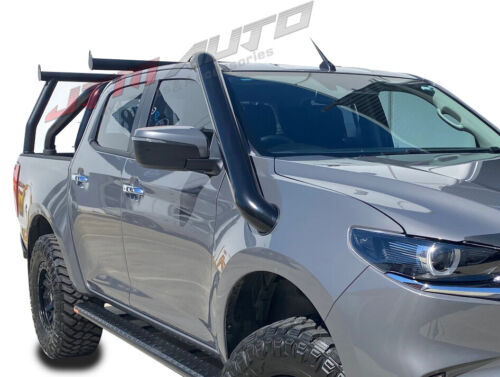 Black Powder Coated Stainless Steel Snorkel Kit to suit Mazda BT-50 BT50 2020+