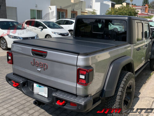 Aluminum Tri-Fold Folding Hard Tonneau Cover to suit Jeep Gladiator 2020+